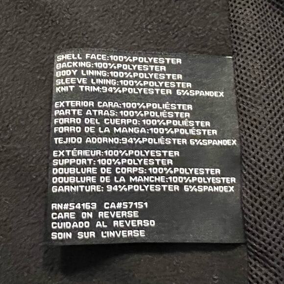 Jessica Simpson Navy Zip-Up Fleece Lined Water Resistant Jacket Womens Large - Picture 11 of 11